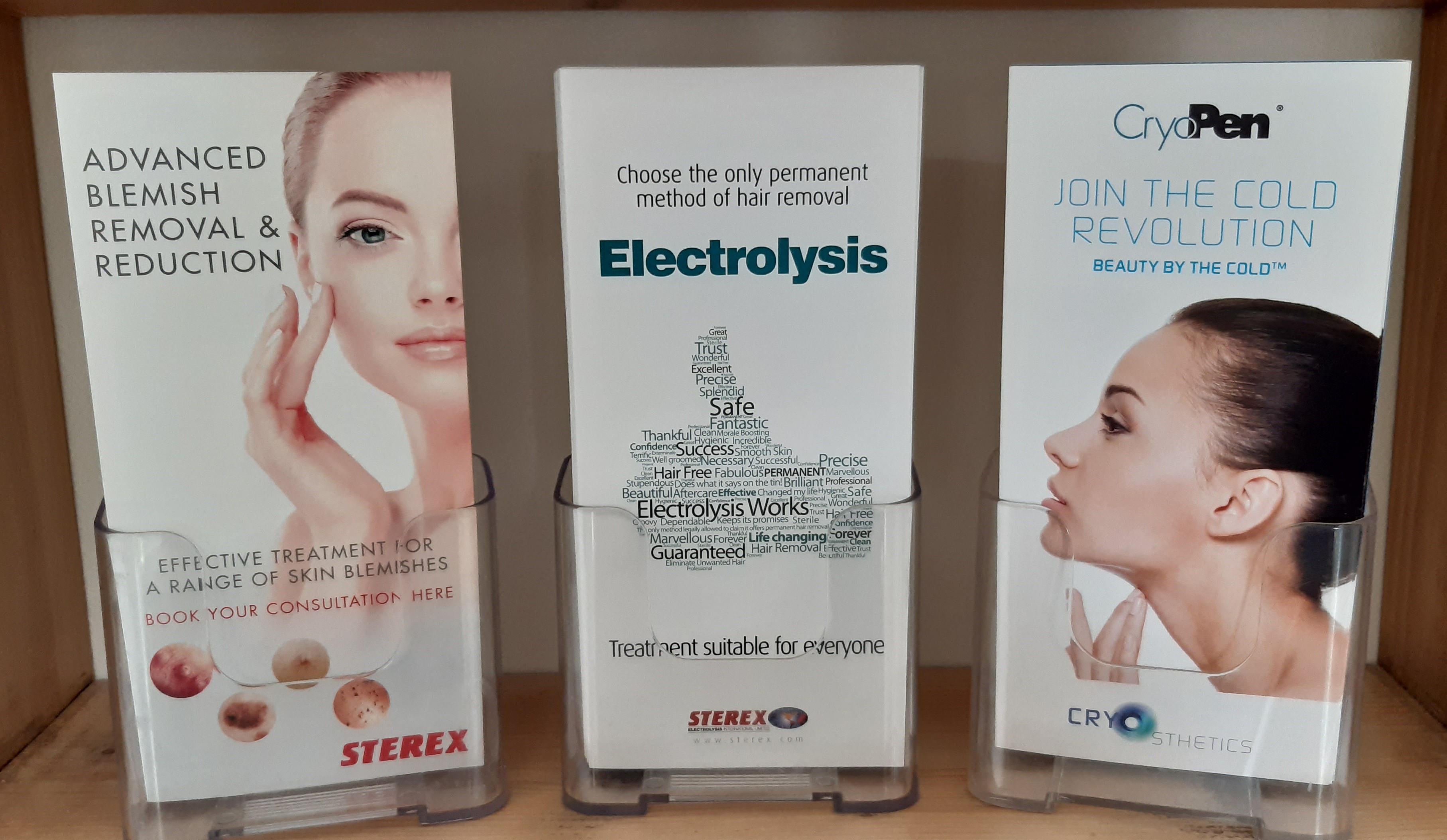 Introducing Charly to the Electrolysis and beauty Clinic